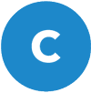 Graphic of a Circle with the letter C