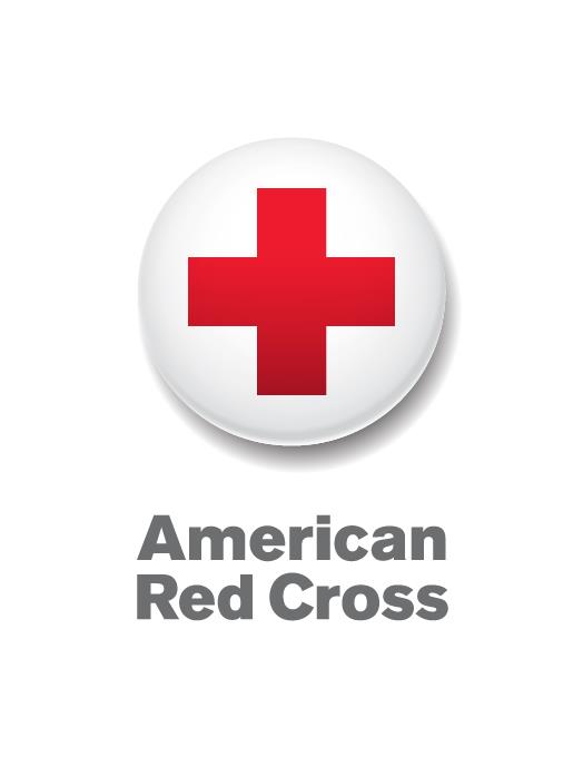 Graphic of a Red Cross in a White Circle labeled American Red Cross