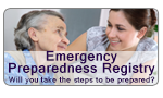 Suffolk County Emergency Preparedness Registry emblem, Click here to go to the Emergency Preparedness Registry web site