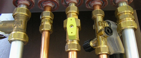 Graphic showing pipes and valves