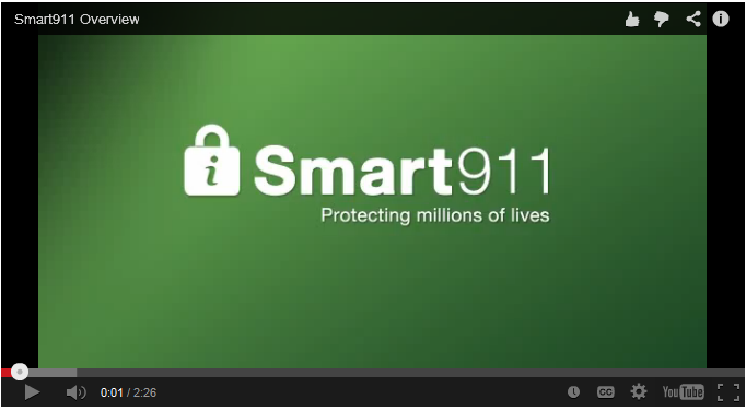 Smart911 Image - Click here to view a video on the Smart911 system