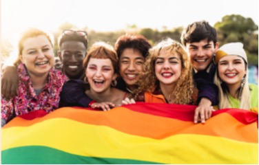 lgbtq group of people