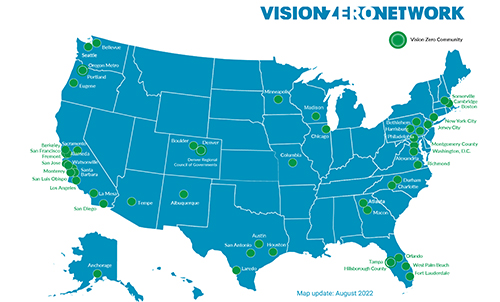 Vision zero map