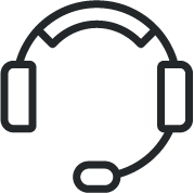 headset with description of toll-free calling