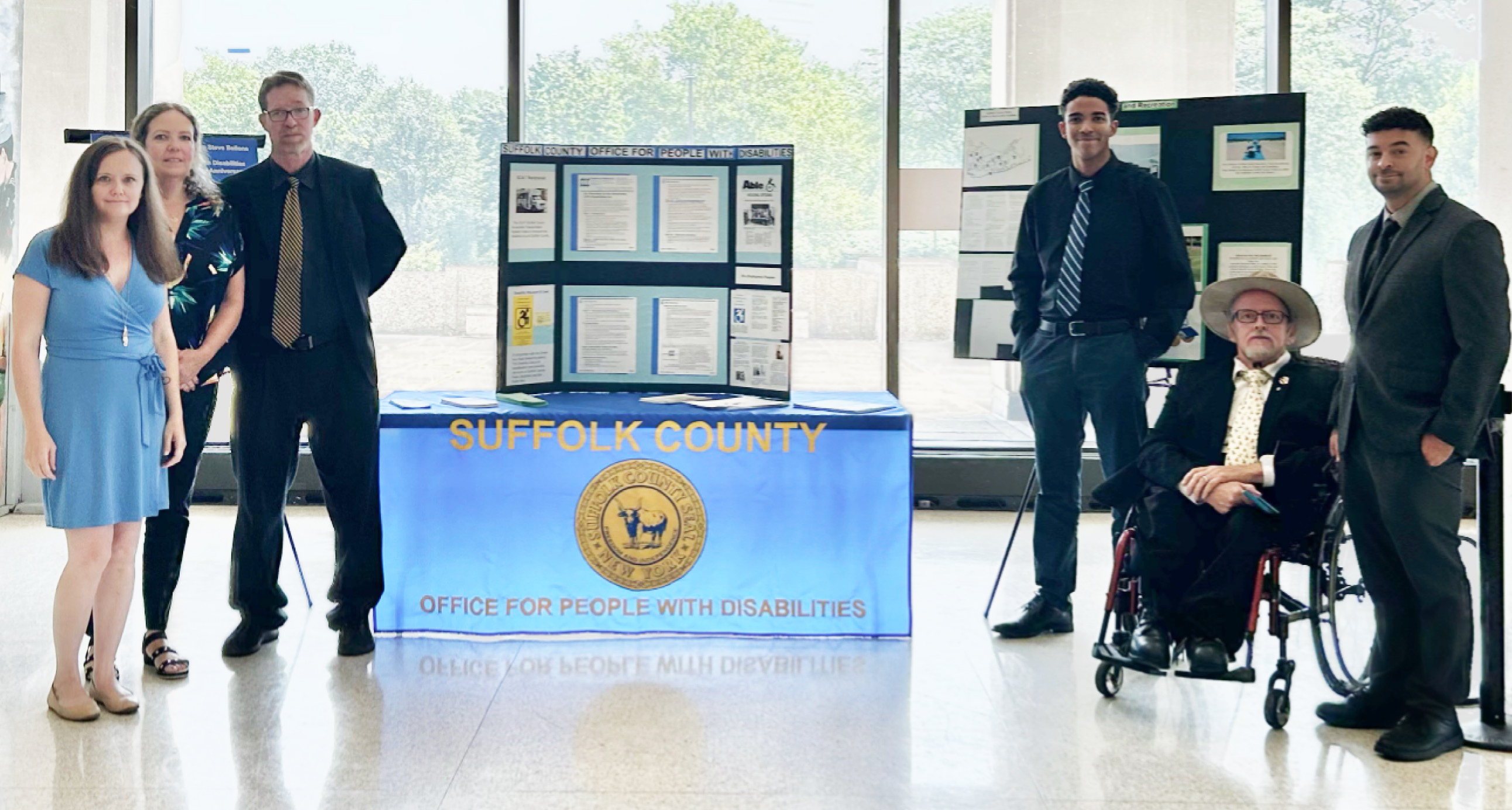 photo op of the Suffolk County Office for People with Disabilities