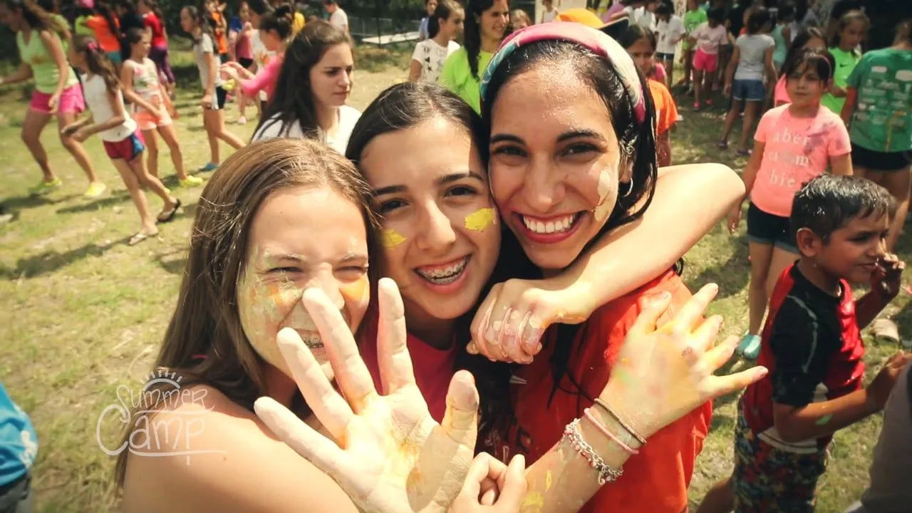 a group of teens with facepaint
