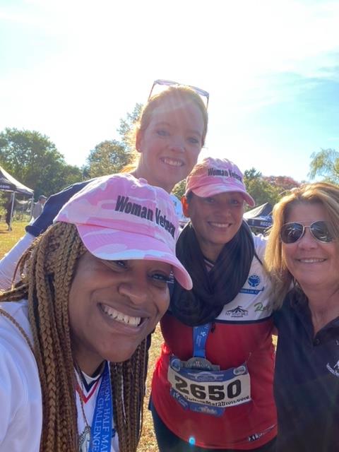 image of women and veterans in suffolk county's marathon