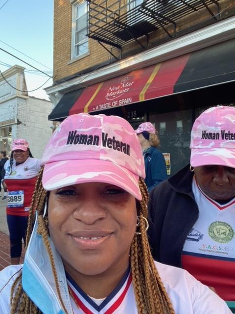 image of women and veterans in suffolk county's marathon