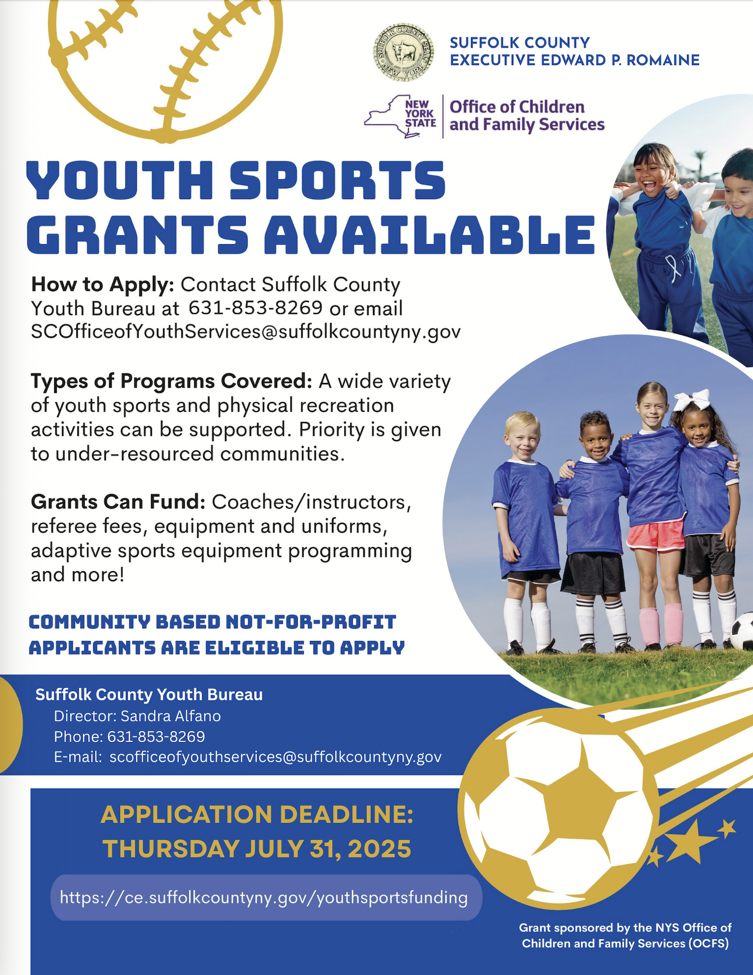 2025 Youth Sports Grant