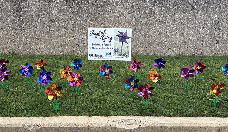 Suffolk County Office for the Aging showing support for World Elder Abuse Awareness Day
